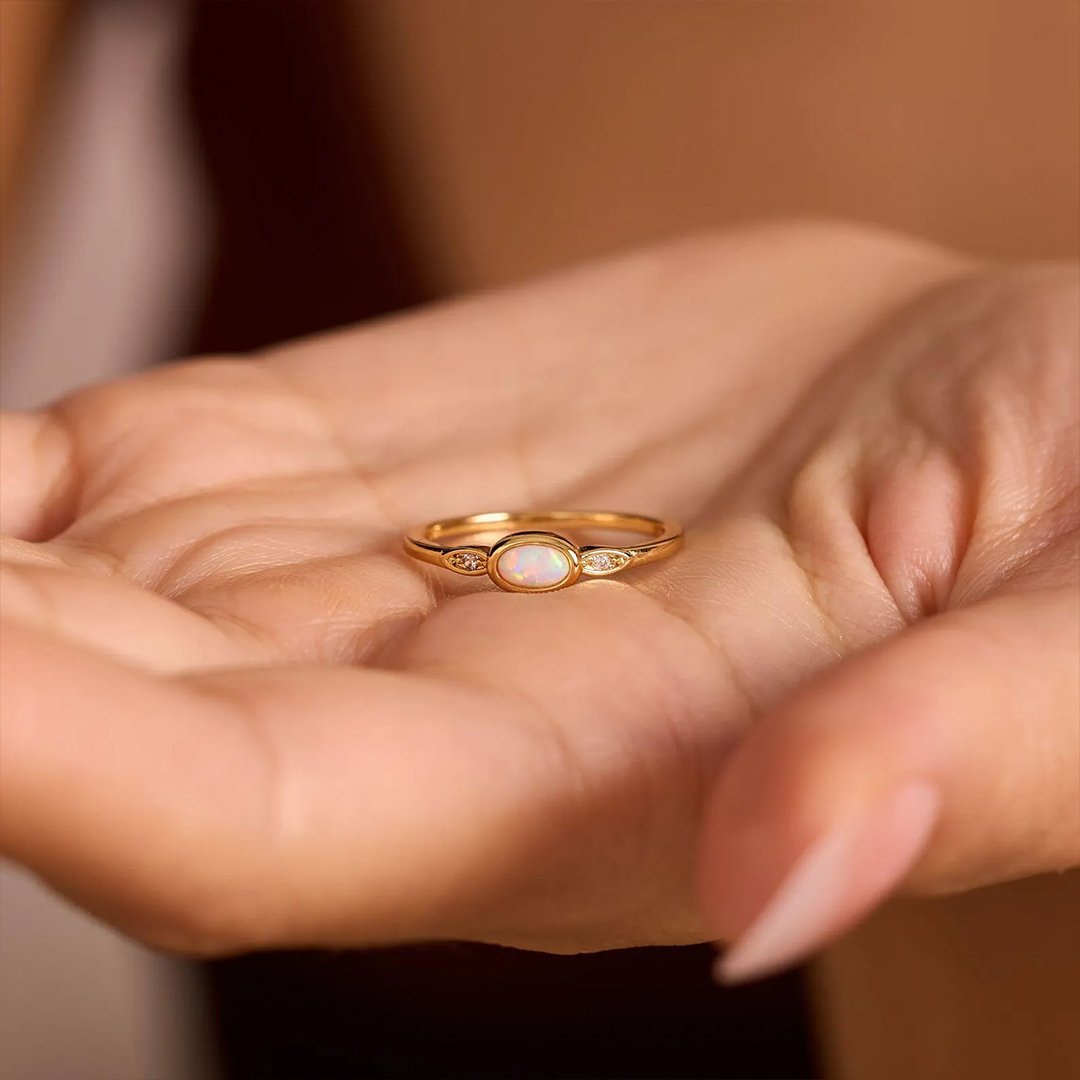 A Moment of Calm Opalite Ring