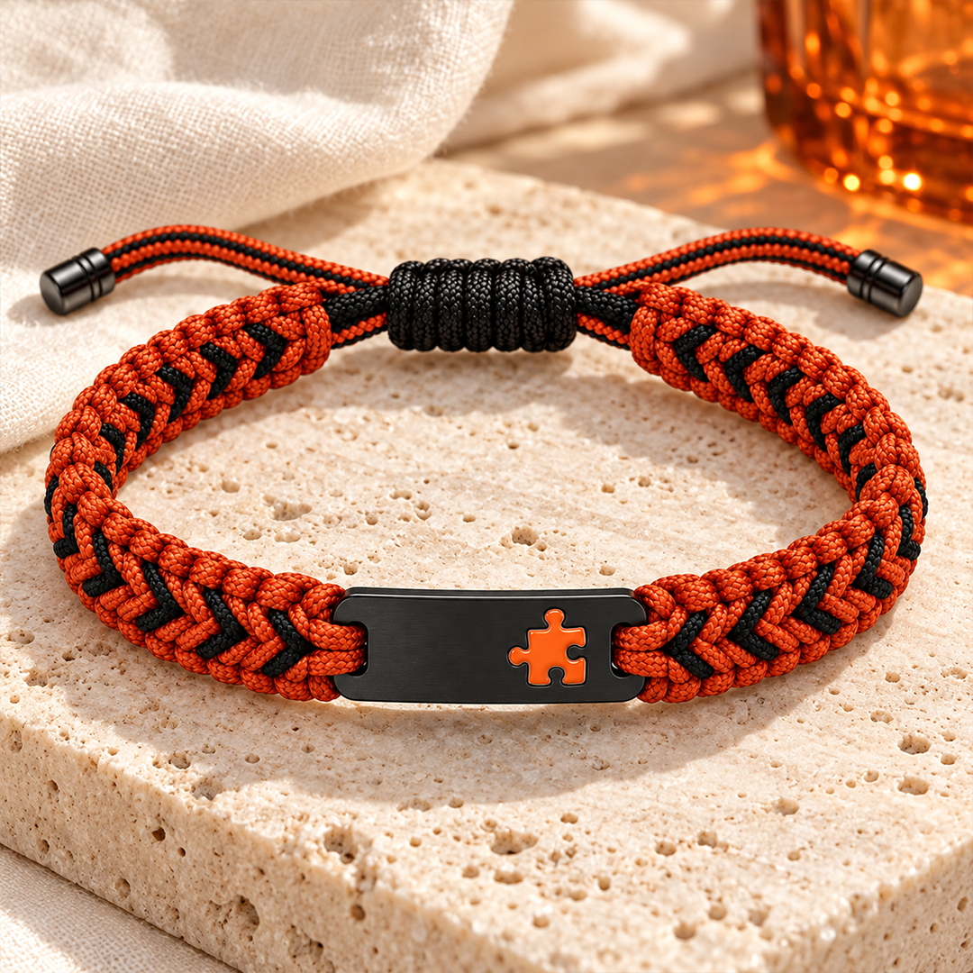 Beautifully Wired ADHD Awareness Puzzle Bracelet