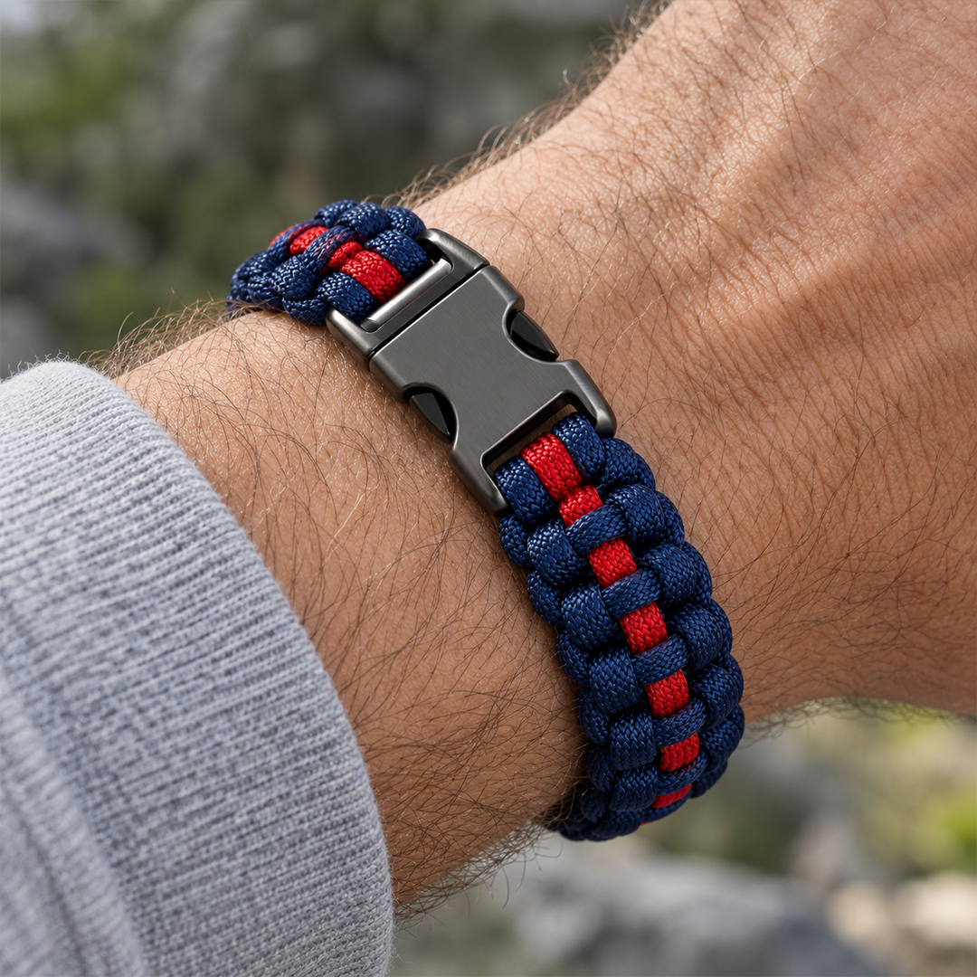 For Every Unseen Effort Diabetes Awareness Red and Blue Bracelet