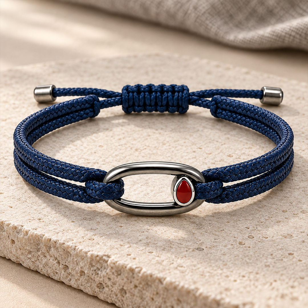 A Promise to Myself Diabetes Awareness Red and Blue Bracelet