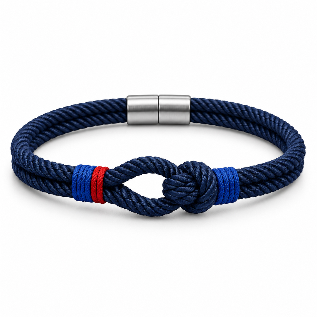 Kindness Starts Here Diabetes Awareness Red and Blue Bracelet