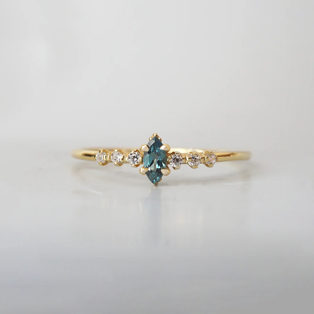 Love Me Until I Am Me Again Teal Ring