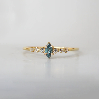 Love Me Until I Am Me Again Teal Ring