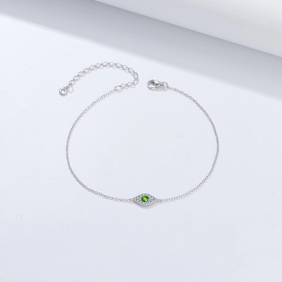 Glaucoma Awareness Evil Eye Bracelet