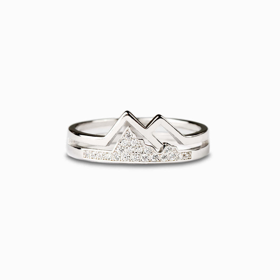 Matching Mother&Daughter Mountain Rings