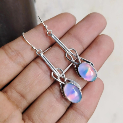 Aquamarine Tear Earrings