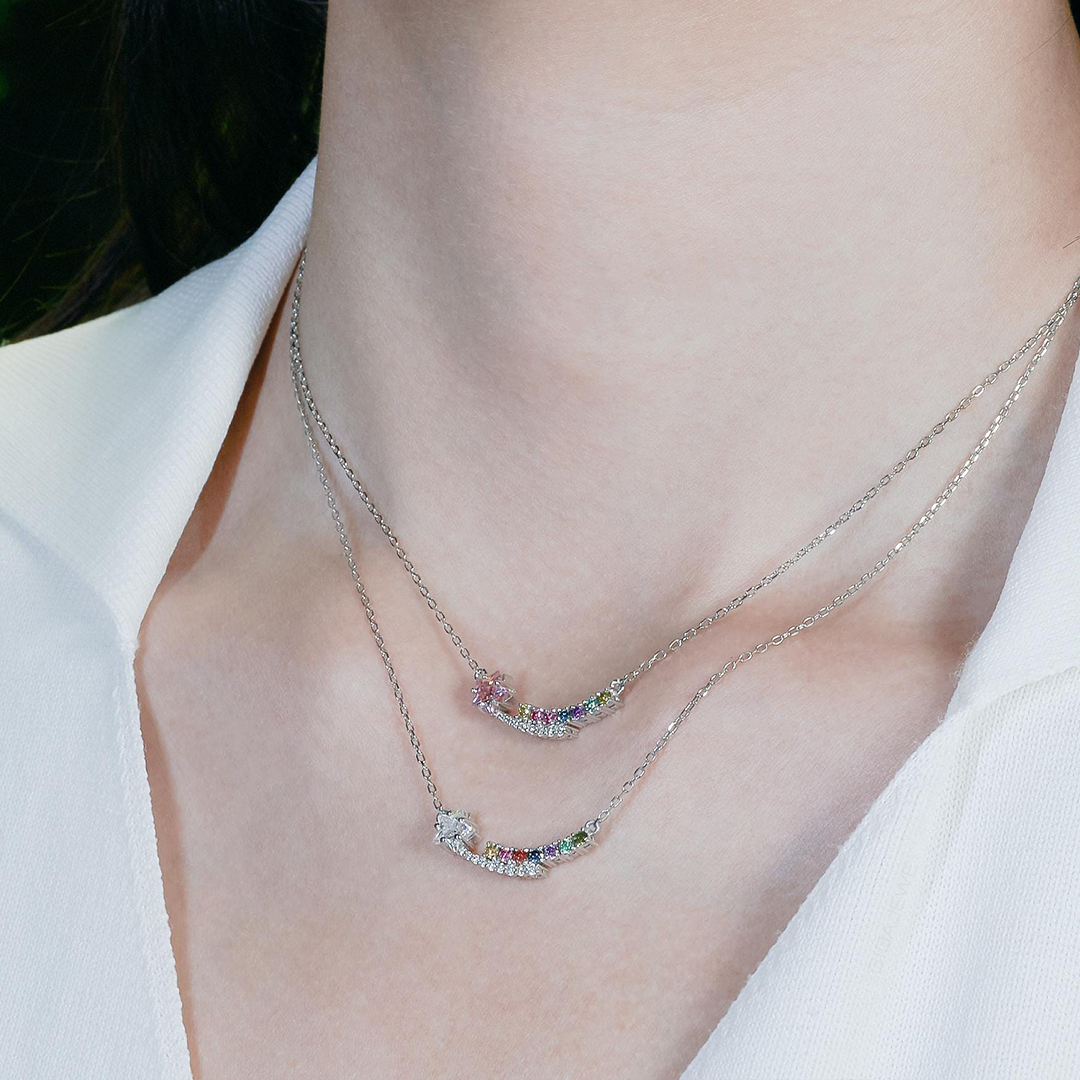 Grandma’s Shining Stars Personalized Star Necklace