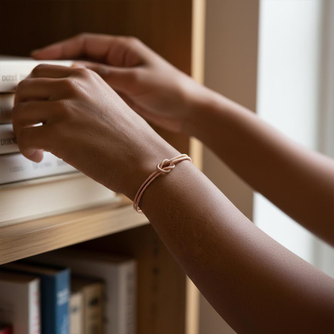 Mother-Daughter Bond Love Knot Bracelet
