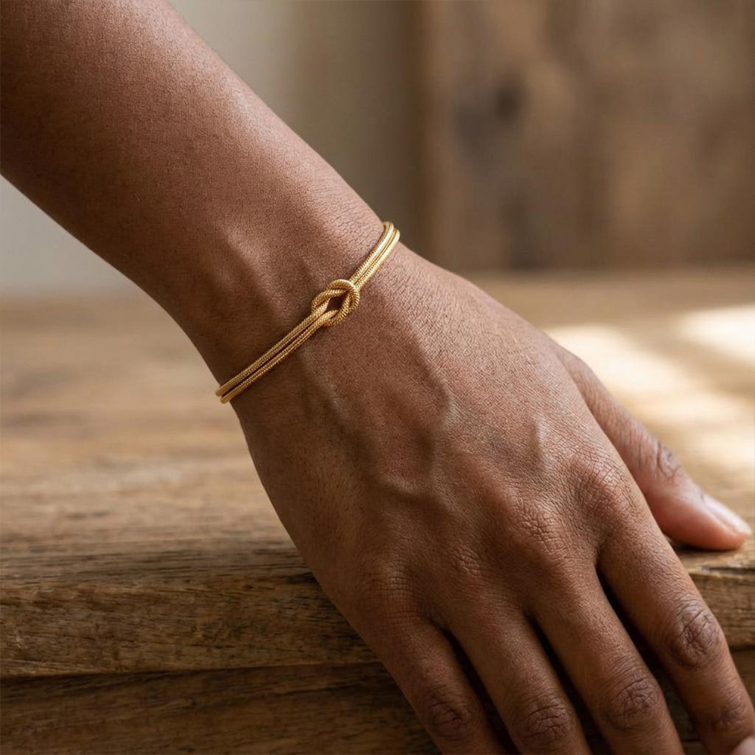 Mother-Daughter Bond Love Knot Bracelet