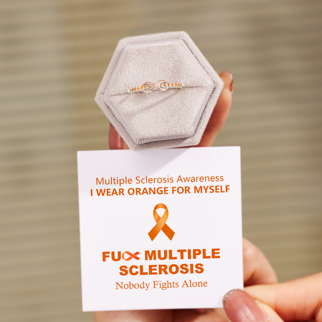 Multiple Sclerosis Awareness Infinity Ring