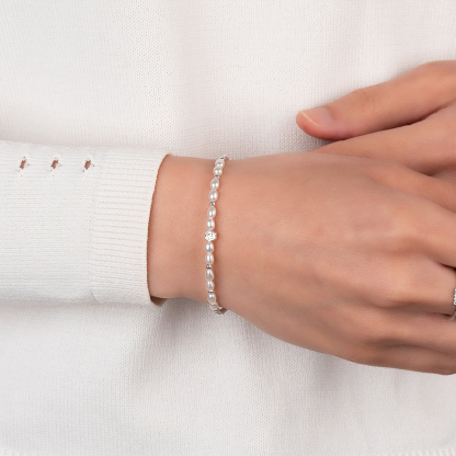 To My Betie Dainty Freshwater Pearl Bracelet