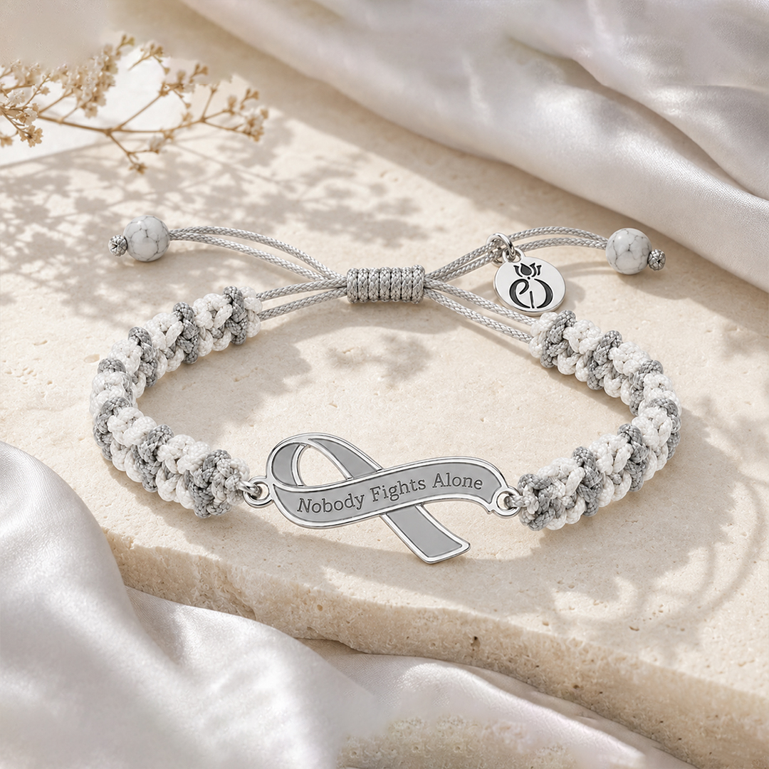FUCK Parkinson’s Nobody Fights Alone Awareness Ribbon Bracelet