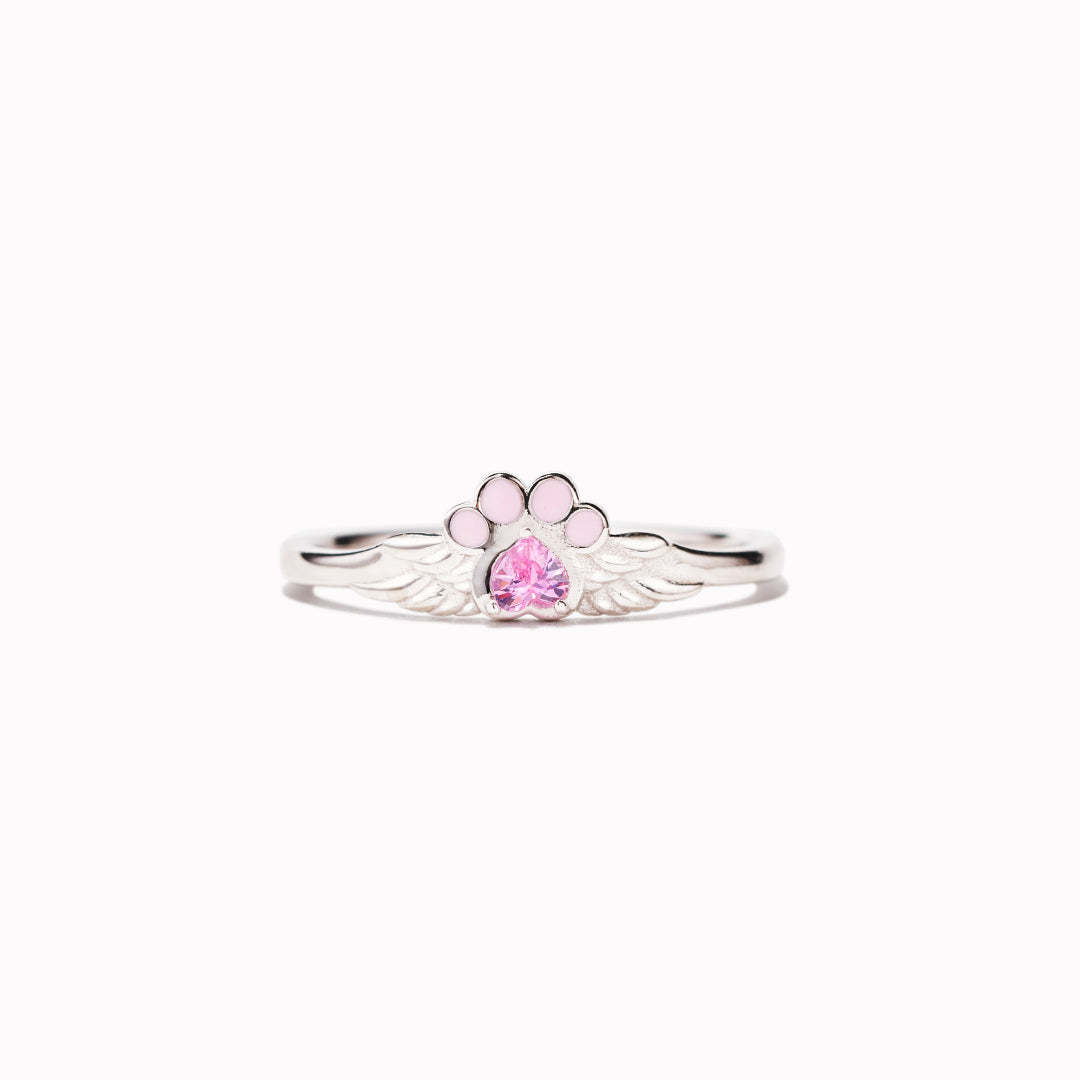 My Four Legged Angel Is Always Near By Paw Wings Ring