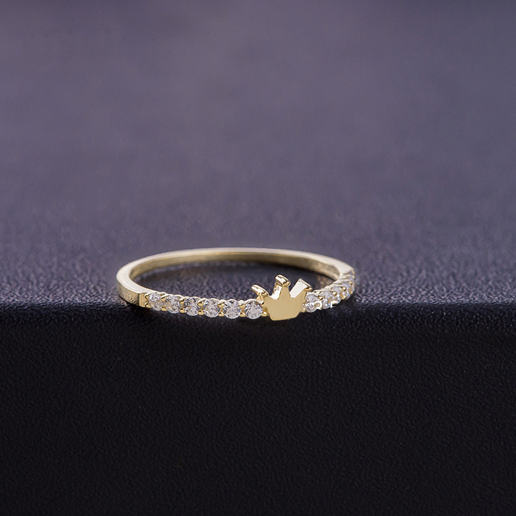 Minimalist Crown Ring