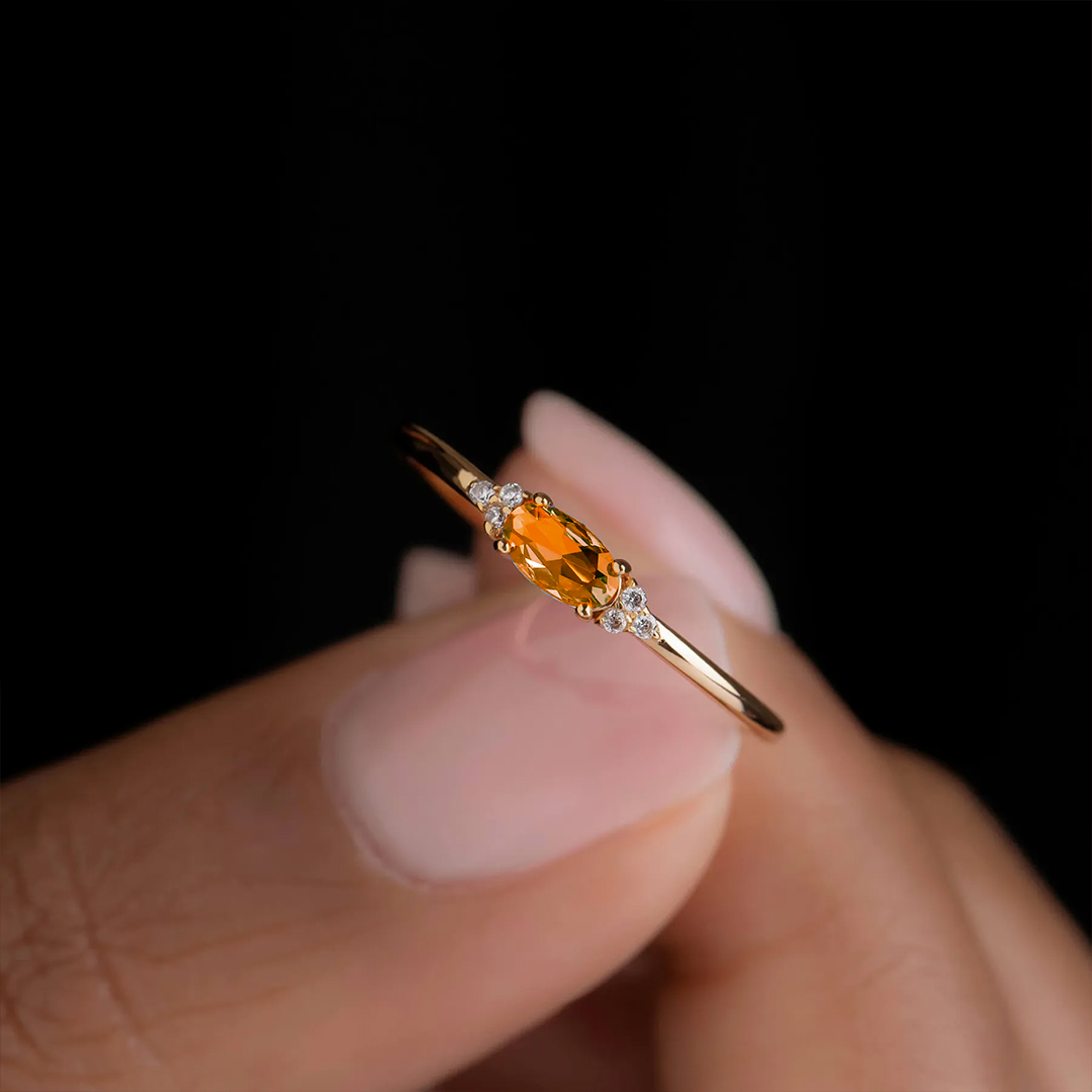Multiple Sclerosis Minimal Oval Cut Ring