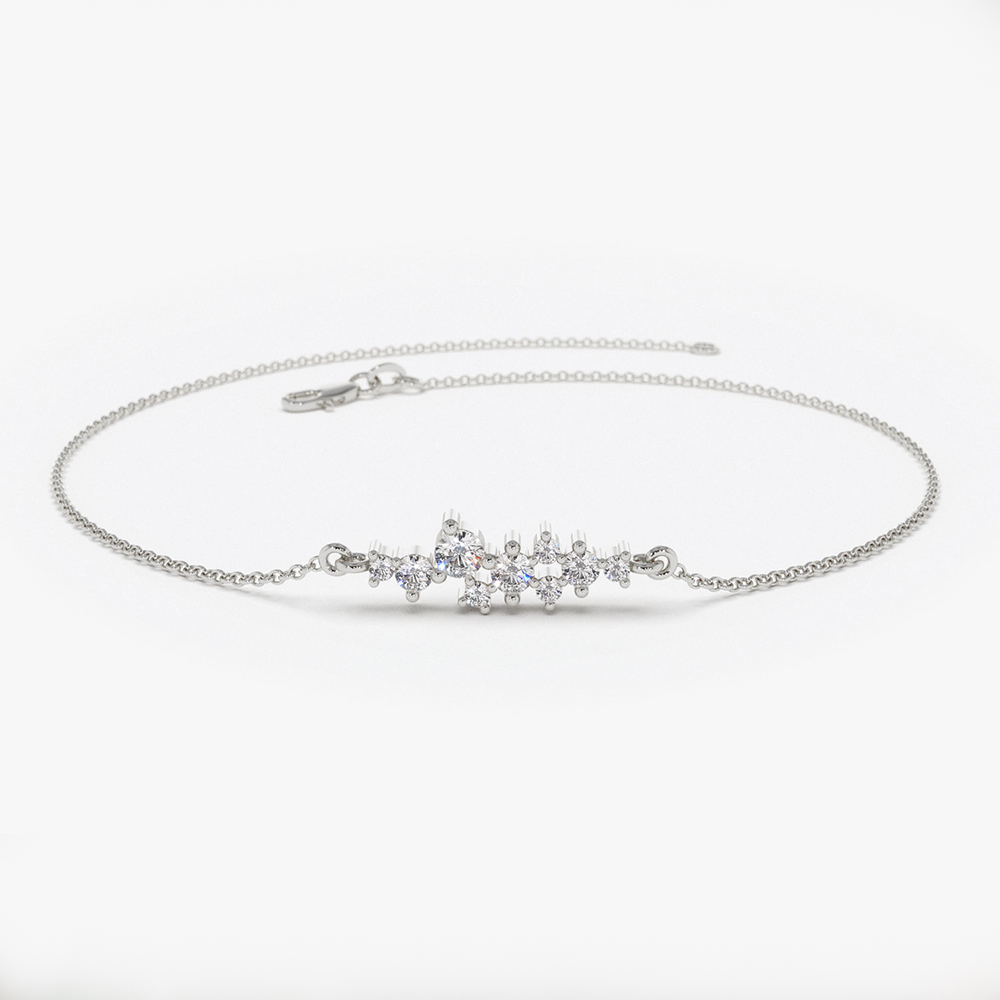 Beautifully Dainty Diamond Bracelet 