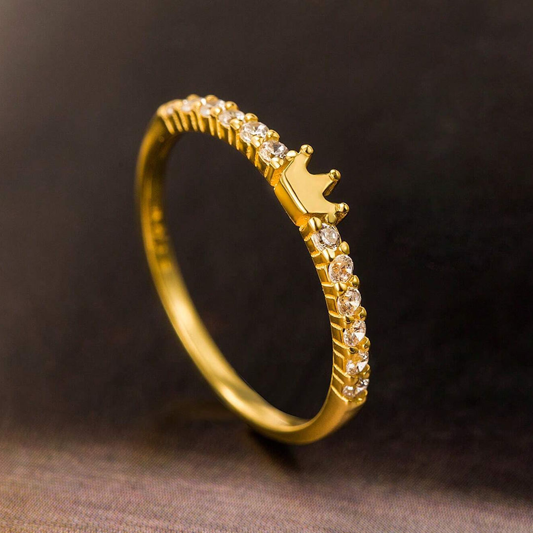 Minimalist Crown Ring