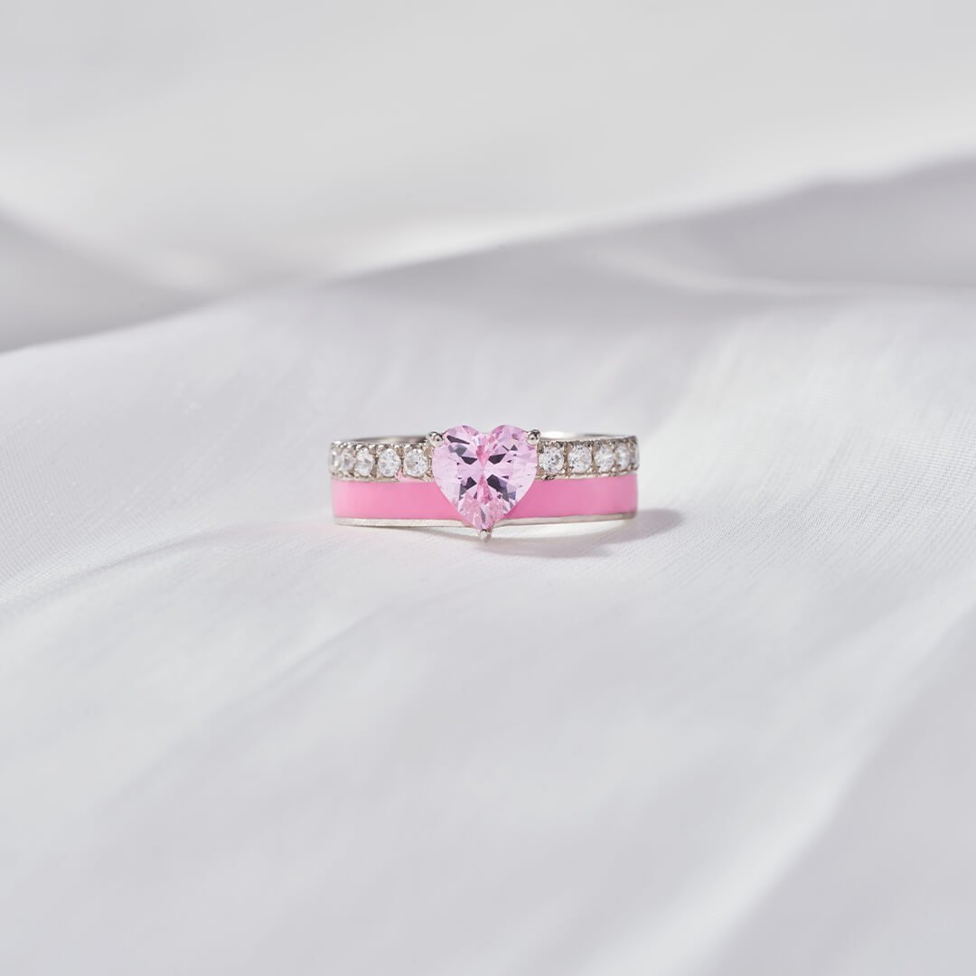 I Kicked Cancer's Ass Heart Ring