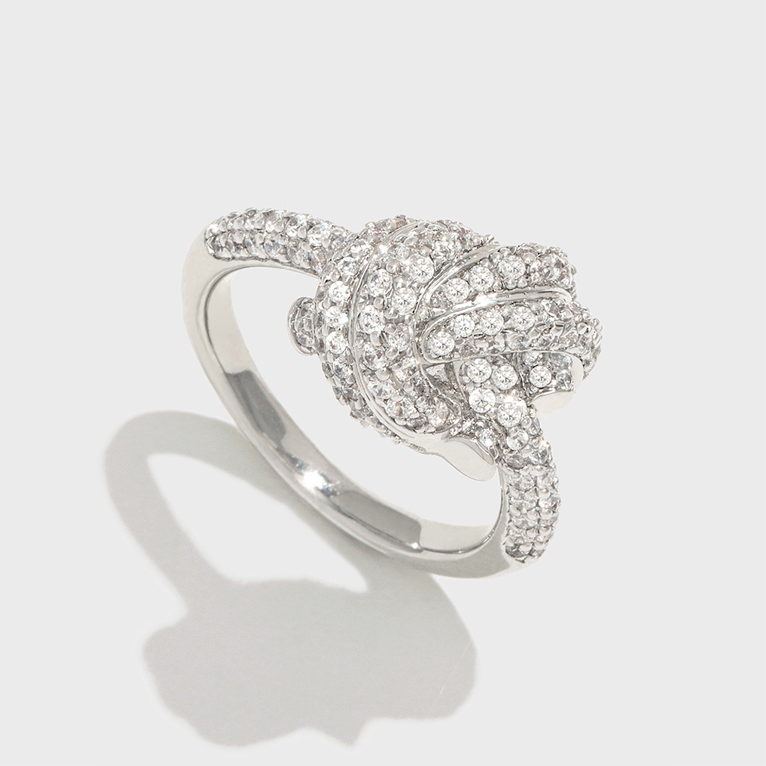 Wens Knot Silver Ring