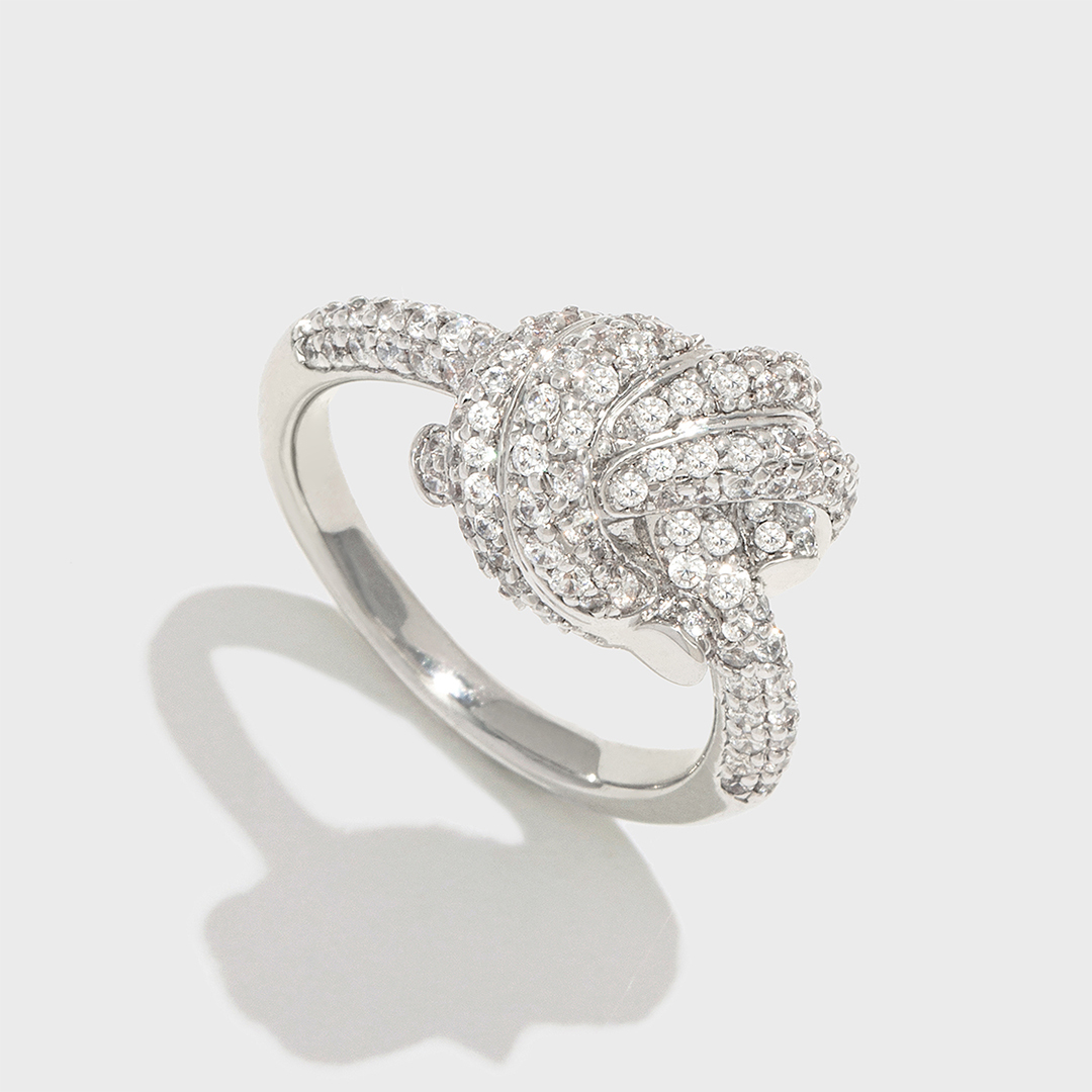 Wens Knot Silver Ring