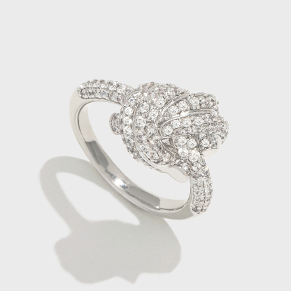 Wens Knot Silver Ring