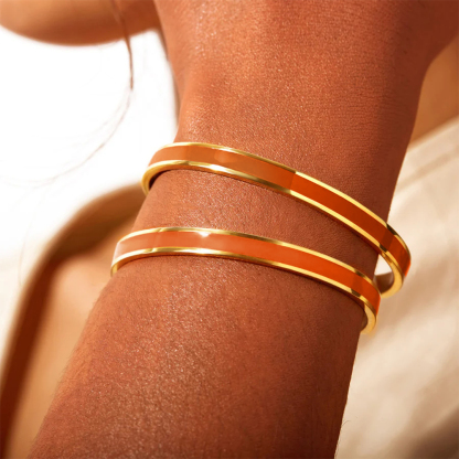 Multiple Sclerosis Awareness Orange Color Bangle