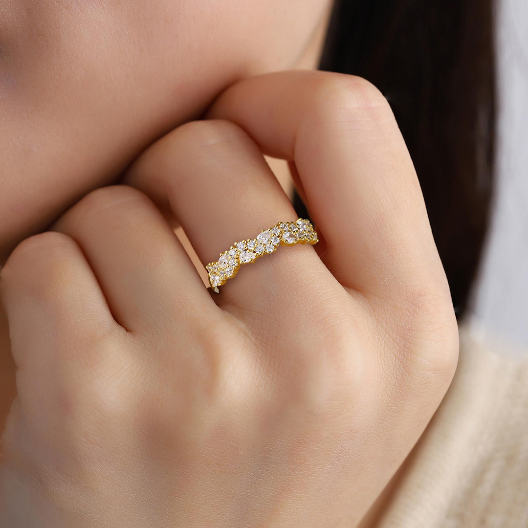 Beautifully Broken Stunning Moissanite Ring