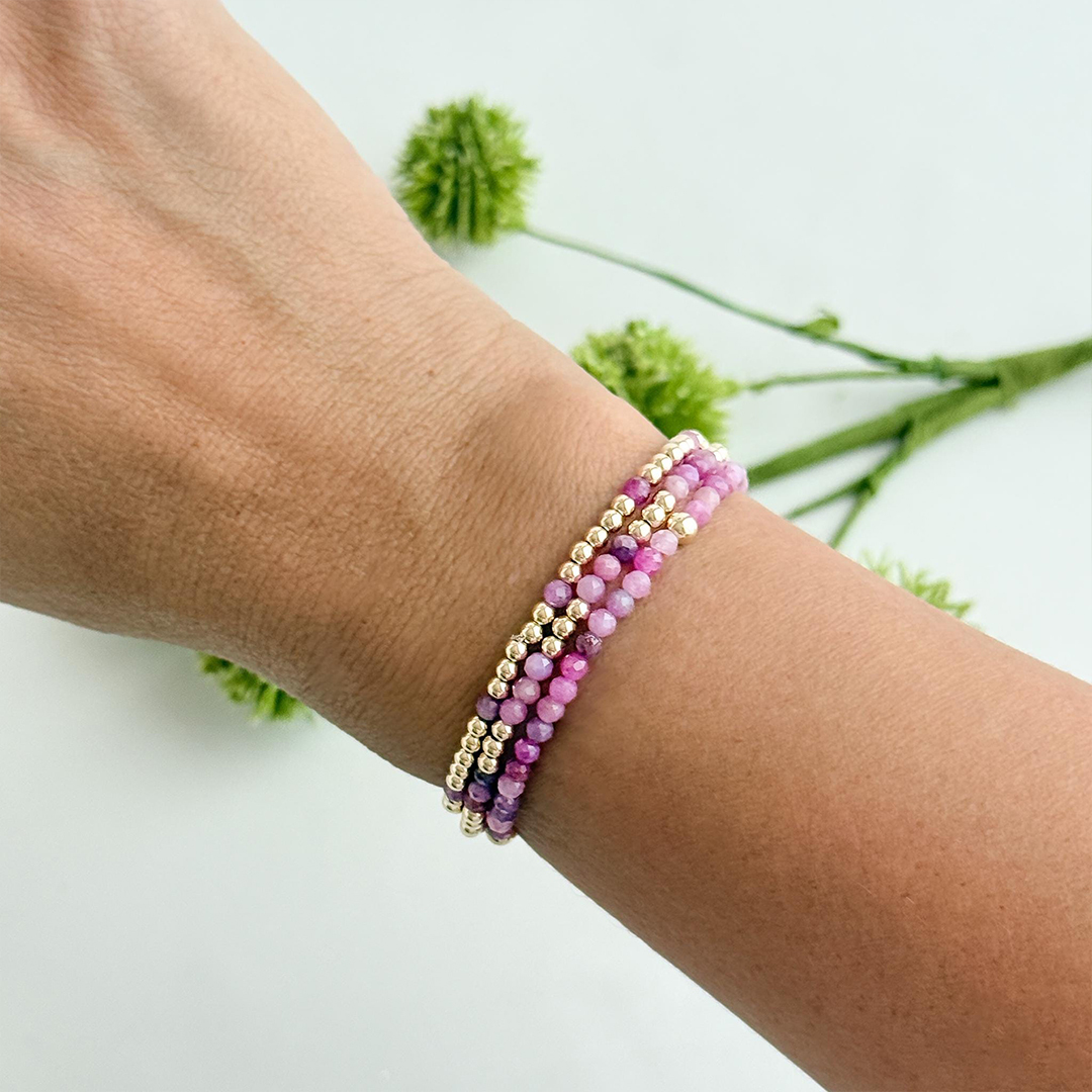 Alzheimer Dementia Awareness Still Here Triple Bracelet Set