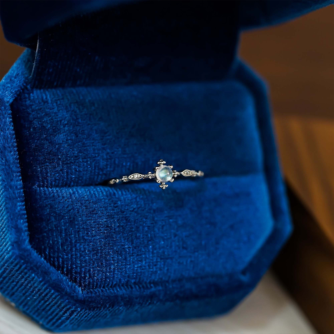 Peace Within Moonstone Ring
