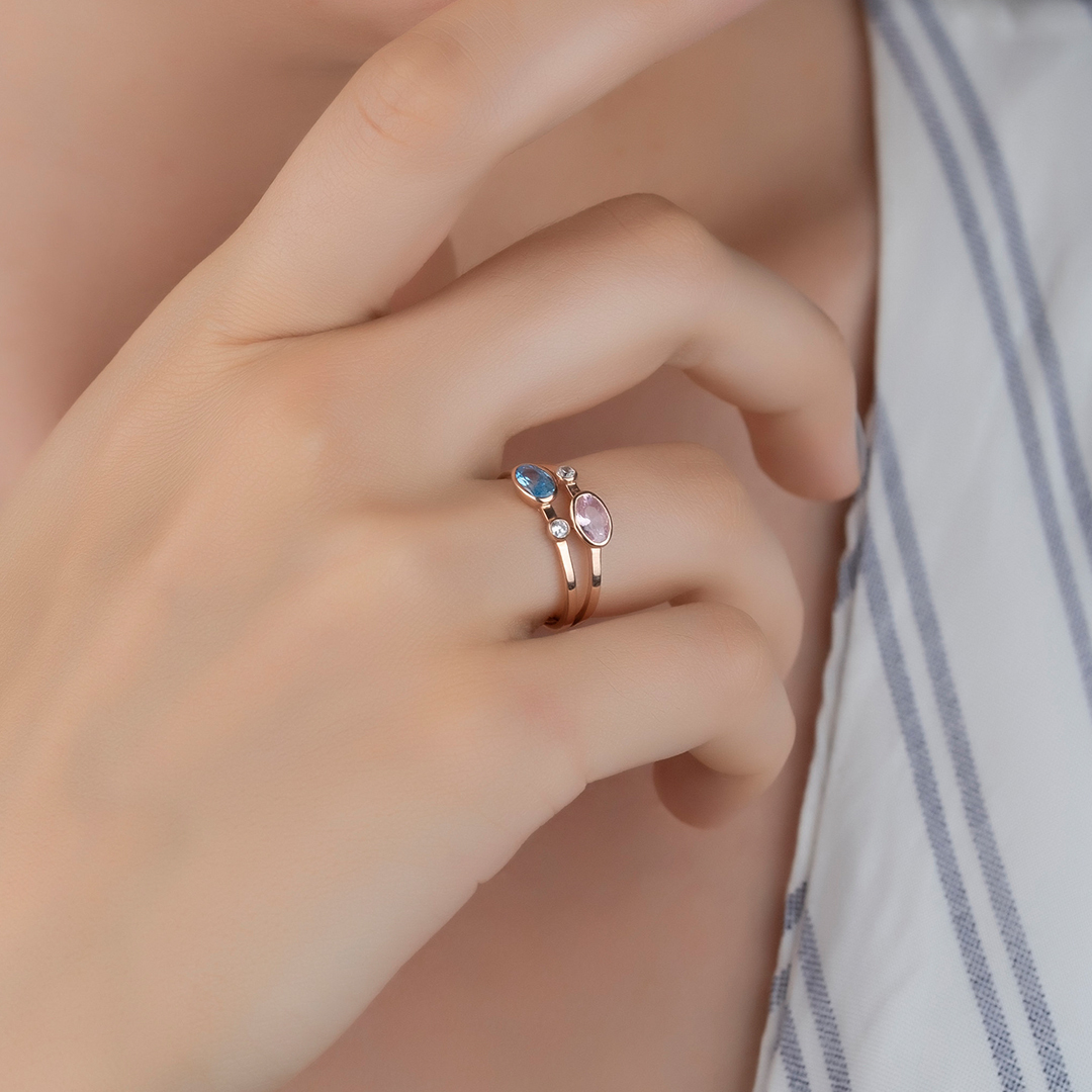 All That Will Ever Matter Double Birthstones Ring
