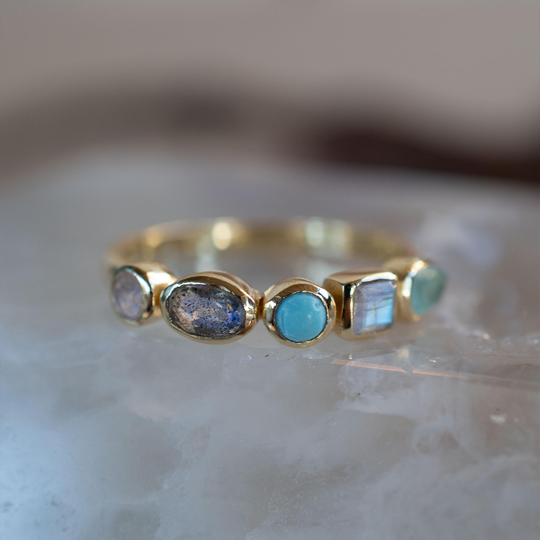 I Choose Me Multiple Stone Ring
