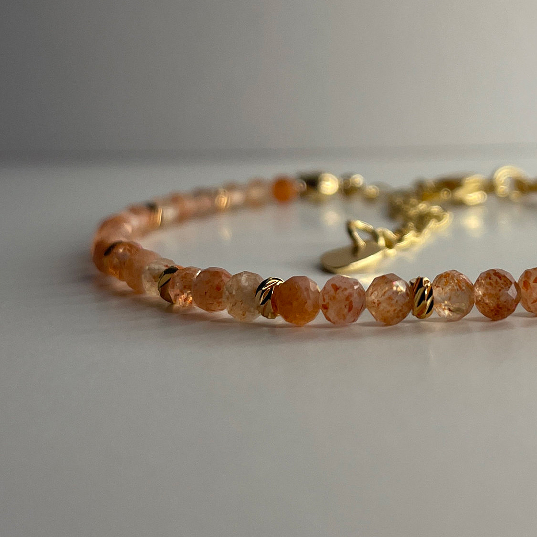 Multiple Sclerosis Awareness Sunstone Bracelet