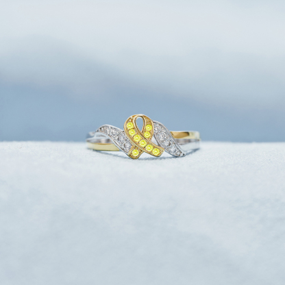 Childhood Cancer Awareness Ribbon Ring