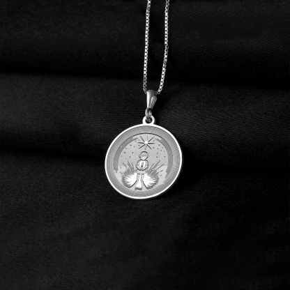 Wave of Light Gold Candle of Hope Necklace