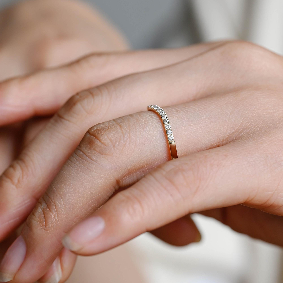 A Self-Reminder Half Eternity Ring