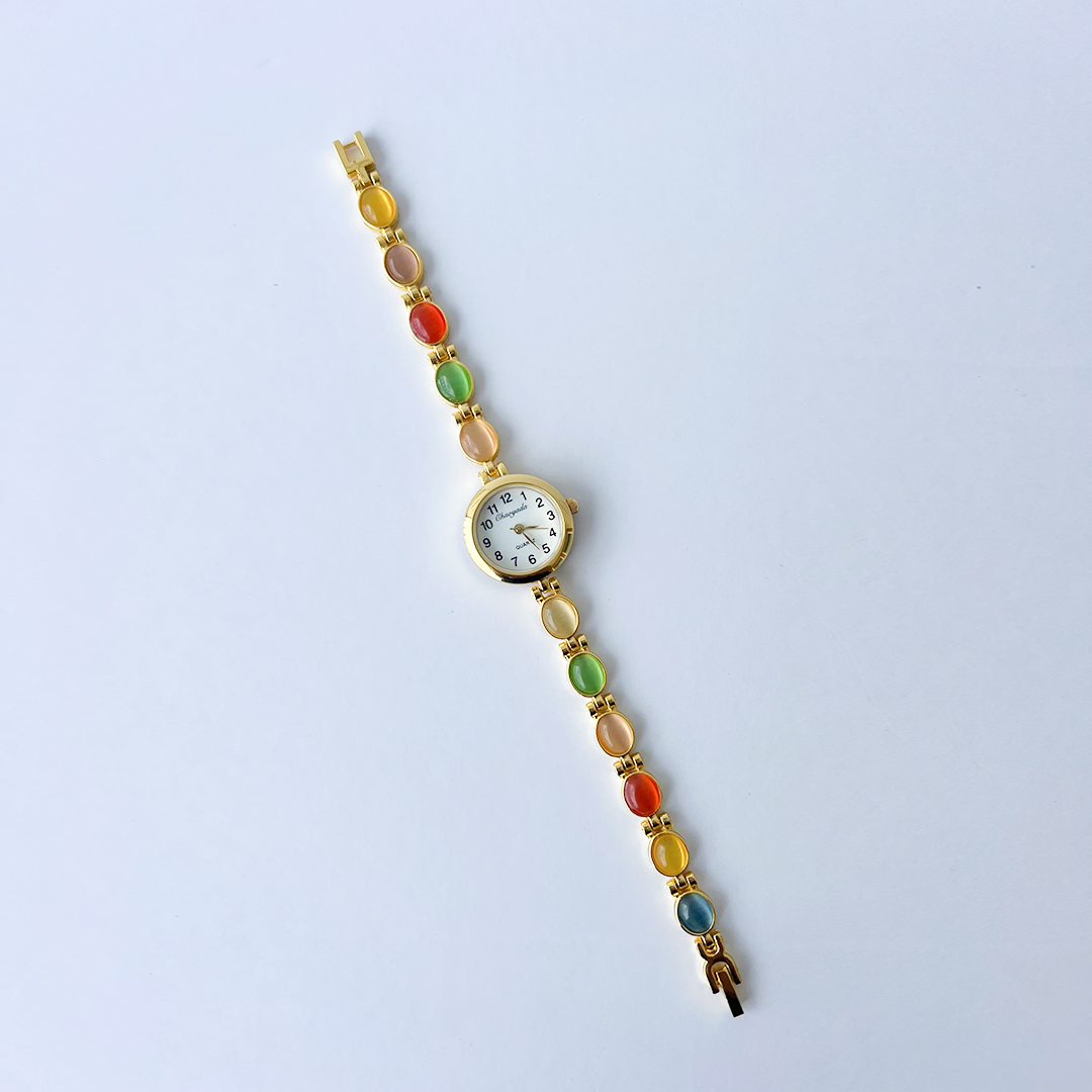 Gift For Mom Custom 1-12 Birthstones Bracelet Watch