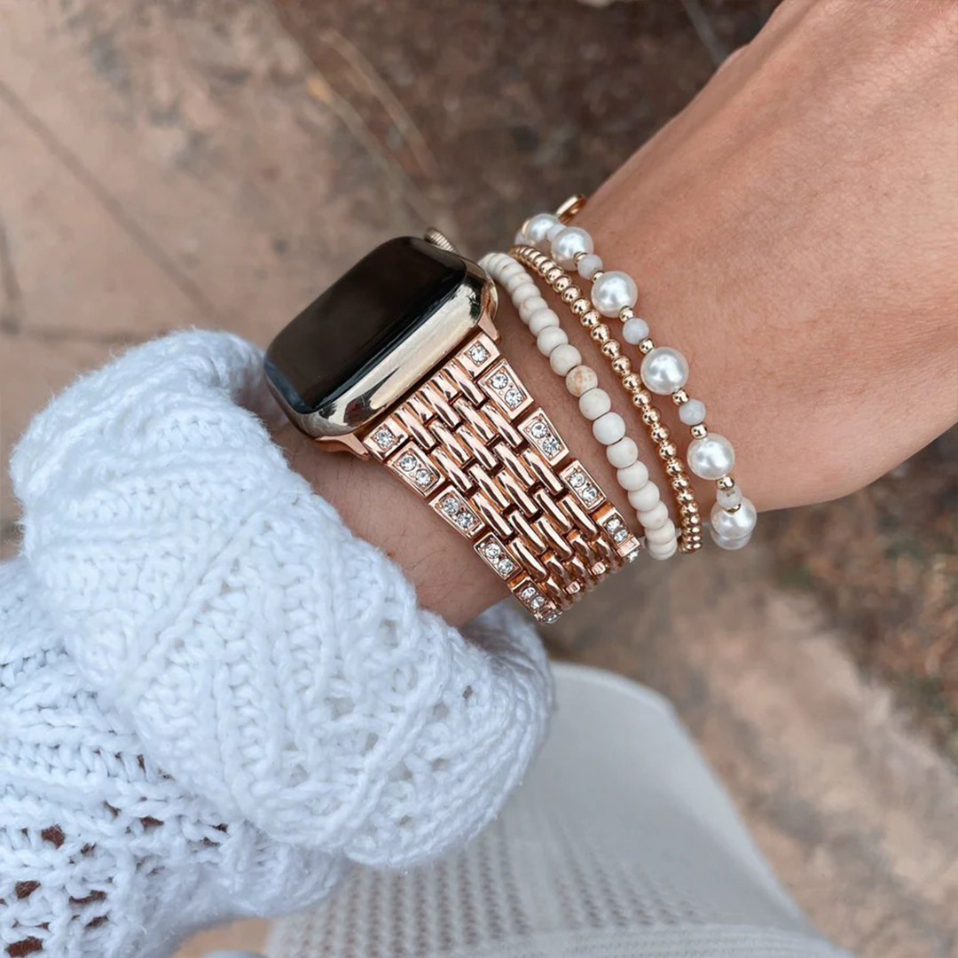 Gold Metal Apple Watch Band