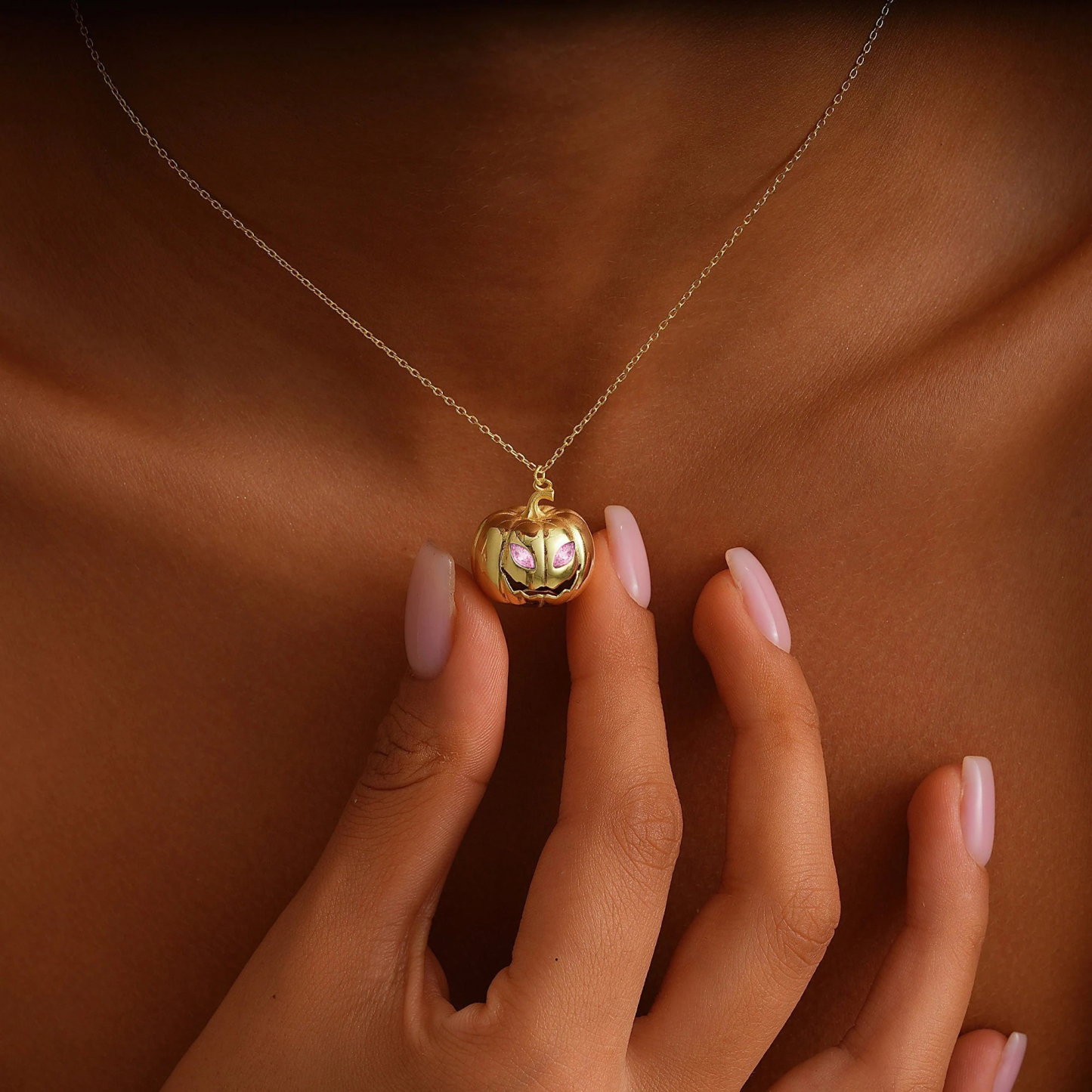 Pumpkin Halloween Necklace