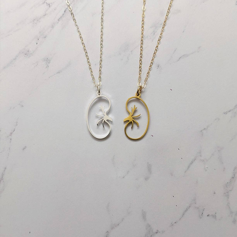 Kidney Disease Awareness Pendant Necklace 
