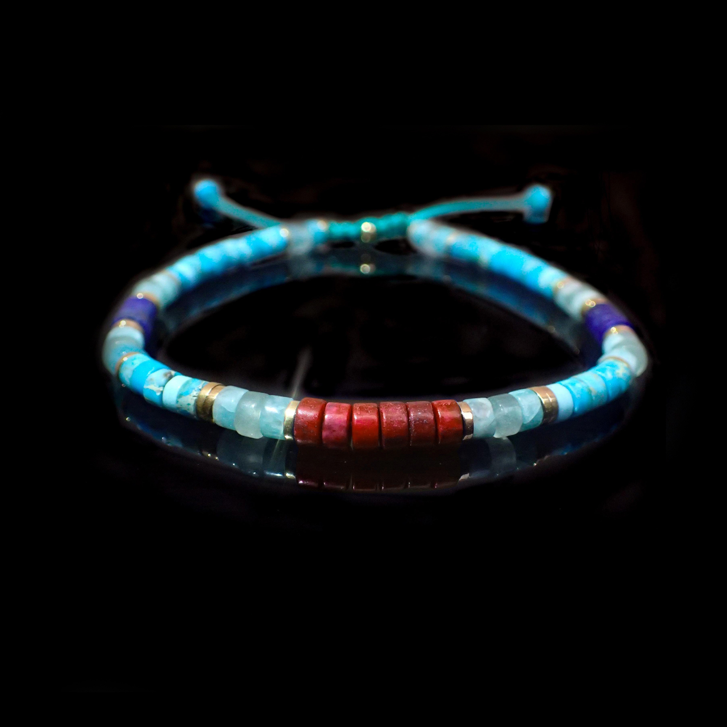 World DiabetesTurquoise Minimalist Bracelet