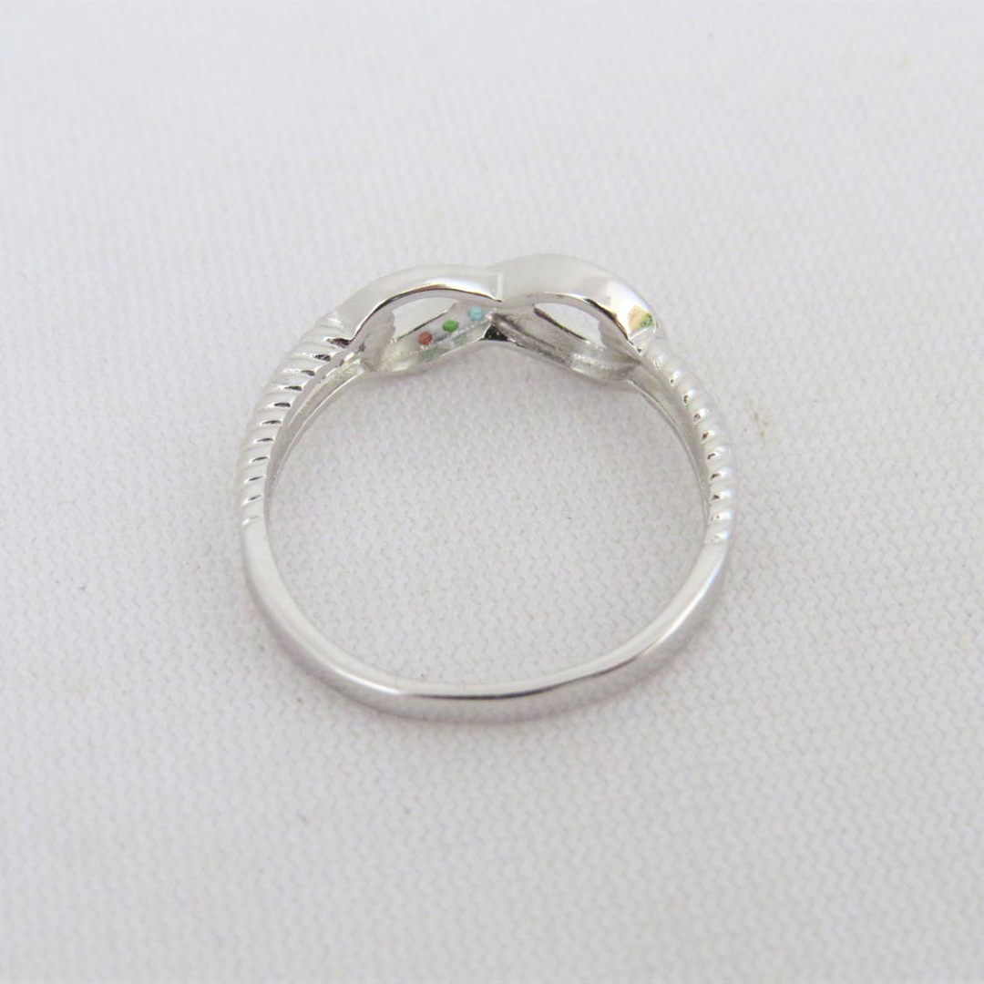 Autism Awareness Emerald Infinity Ring