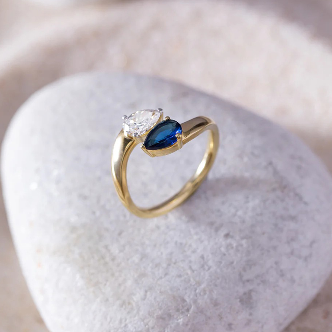 After All Soulmates Always End Up Together Open Birthstone Ring