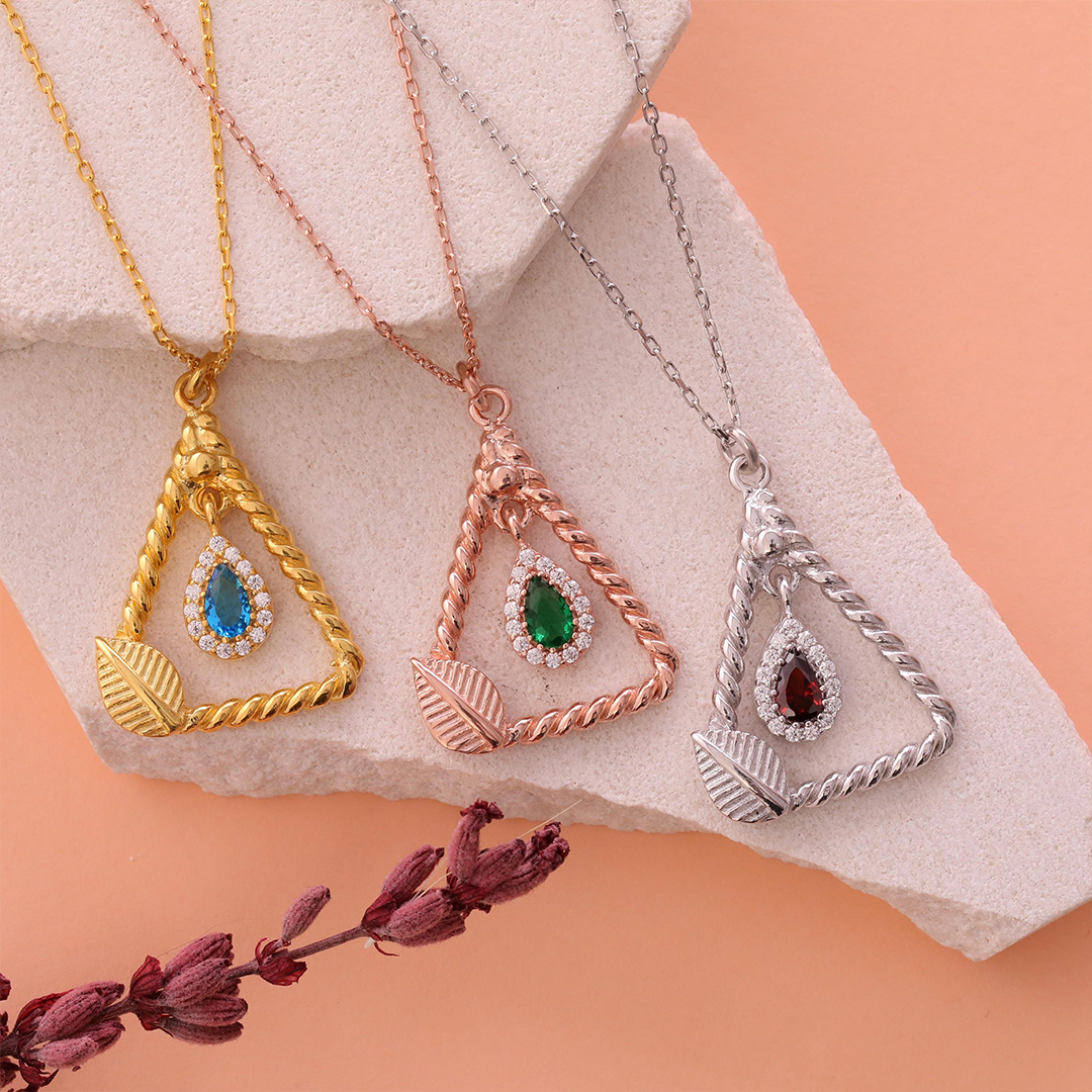 You Are Enough Personalized Birthstone Necklace