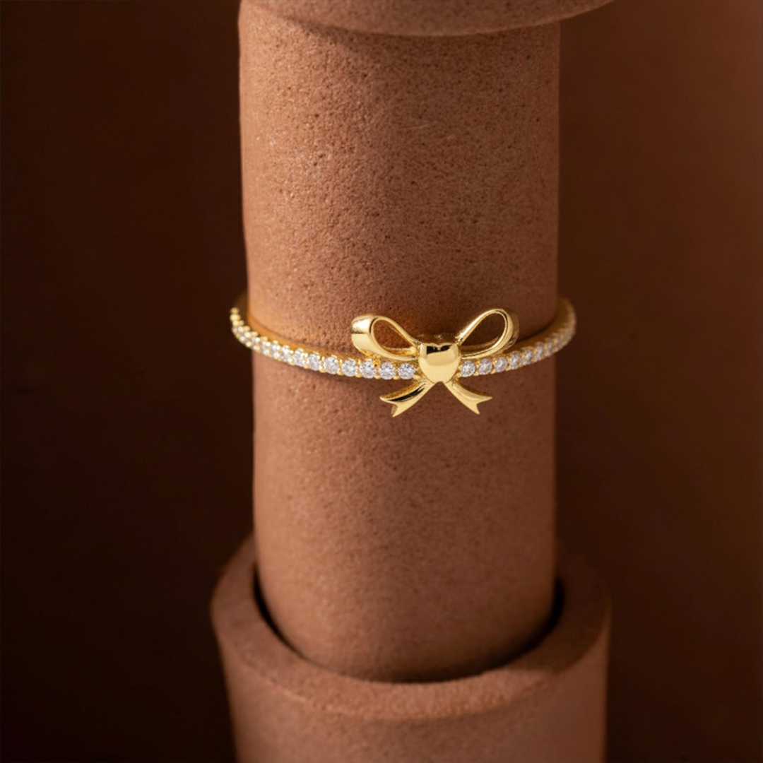 Mother-Daughter Bond Bow Ring