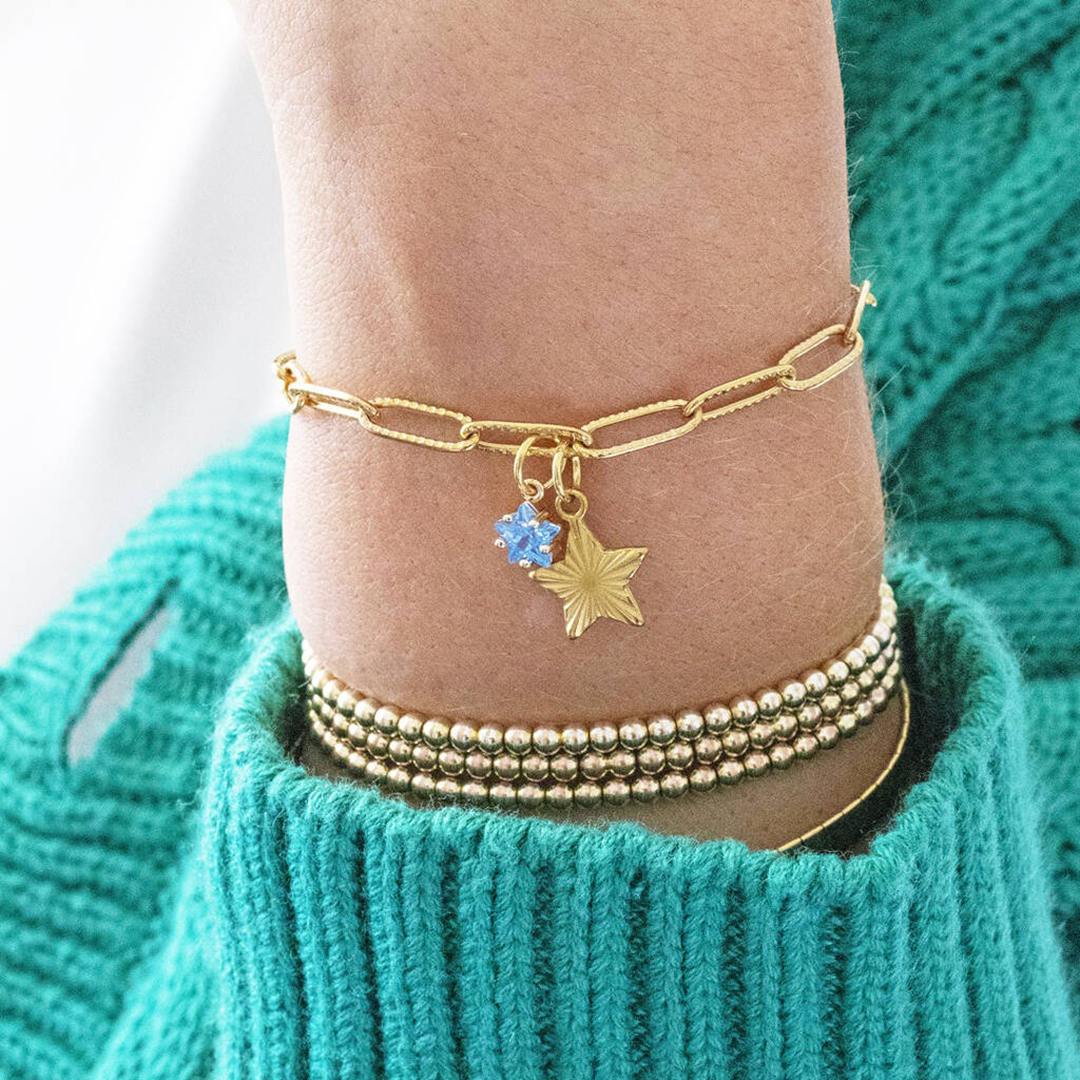 Autism Awareness Star Mom Bracelet