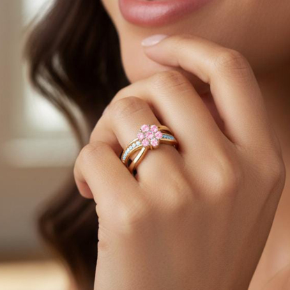 Forever My Angel Floral Ring