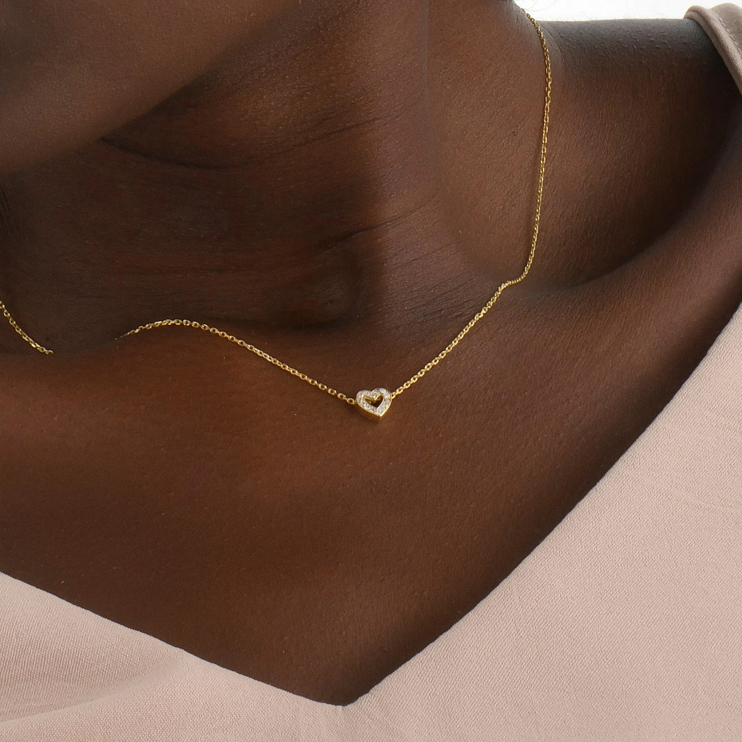 Self Love Cute Tiny Heart Necklace