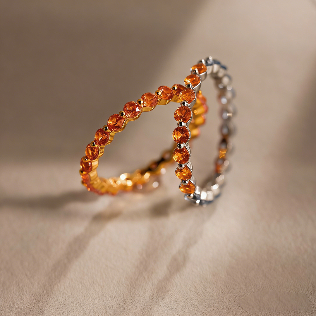 Multiple Sclerosis Awareness Resilient Grace Lace Eternity Ring