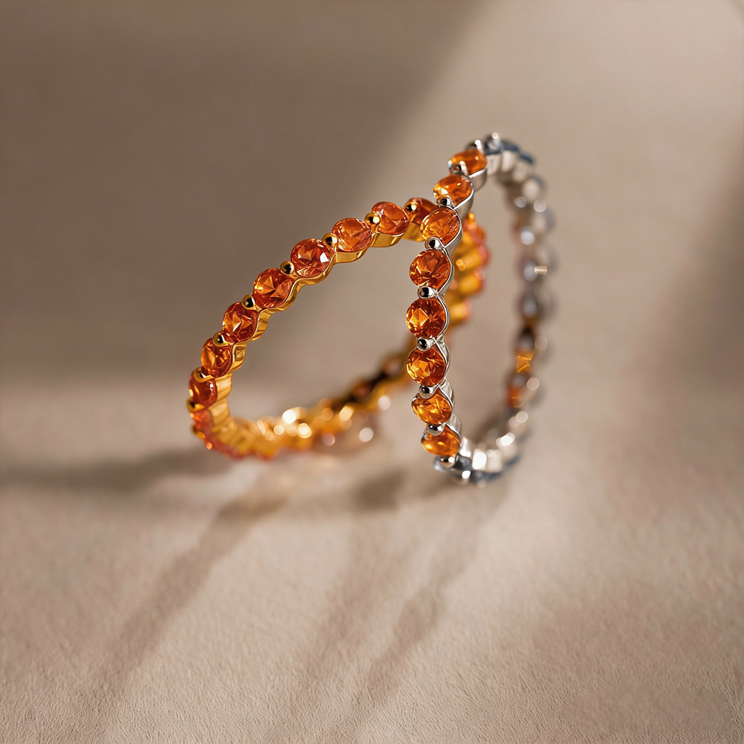 Multiple Sclerosis Awareness Resilient Grace Lace Eternity Ring