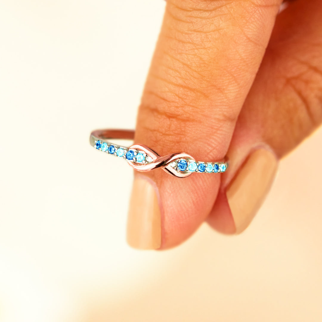 Autism Awareness Strength of My Blue Star Ring